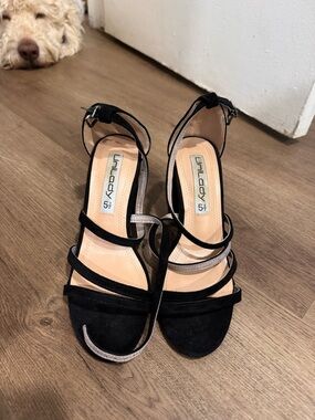 Black Strappy Women's Sandals
